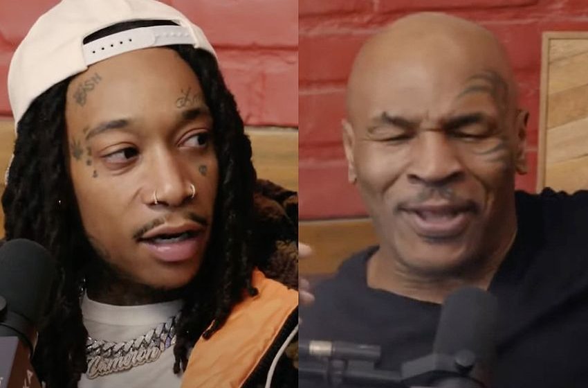  Wiz Khalifa Teaches Mike Tyson How to Do Kush-Ups, Tyson Chokes