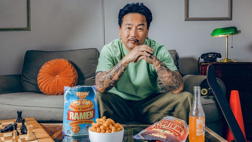  Roy Choi Partners With TSUMo Snacks To Create Spicy Cheesy Ramen And Spaghetti & Meatballs Edibles