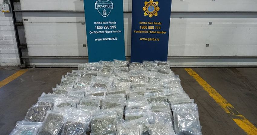  Cannabis worth estimated €1.36 million seized