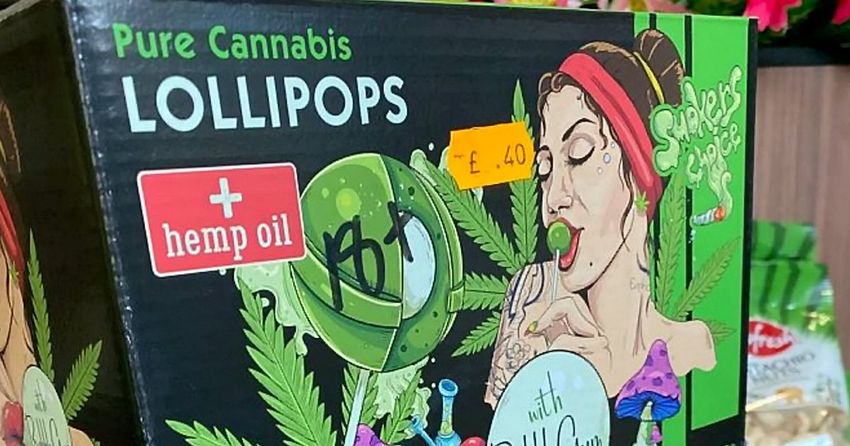  Cannabis-laced lollipops in packaging ‘appealing to kids’ found on sale for just 40p