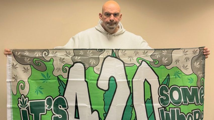  Sen. John Fetterman Promotes 4/20, Doubling Down On Legal Marijuana Push