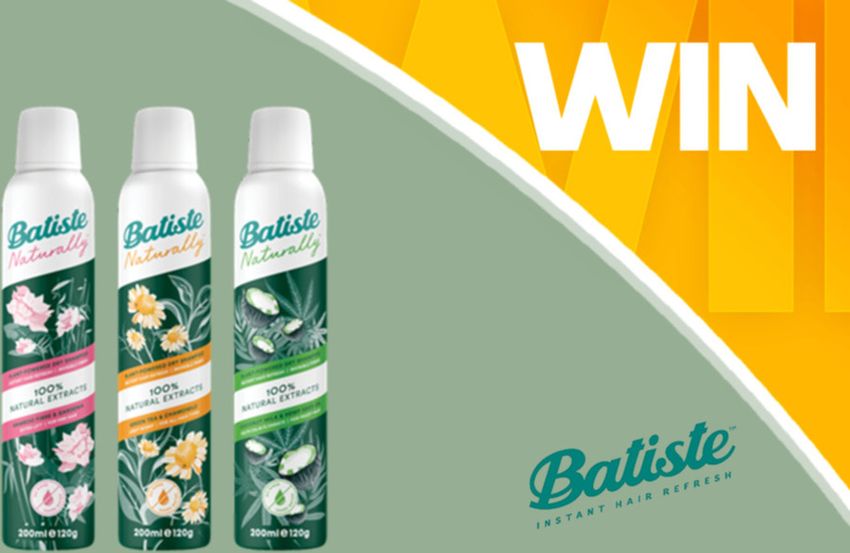  Win 1 of 12 Batiste Naturally Dry Shampoo Prize Packs Worth $45 from Seven Network