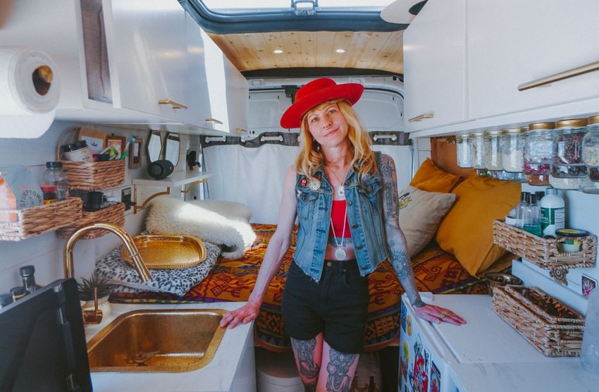  Four Years Converting Her Dream Van