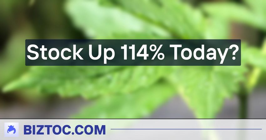  Stock Up 114% Today?