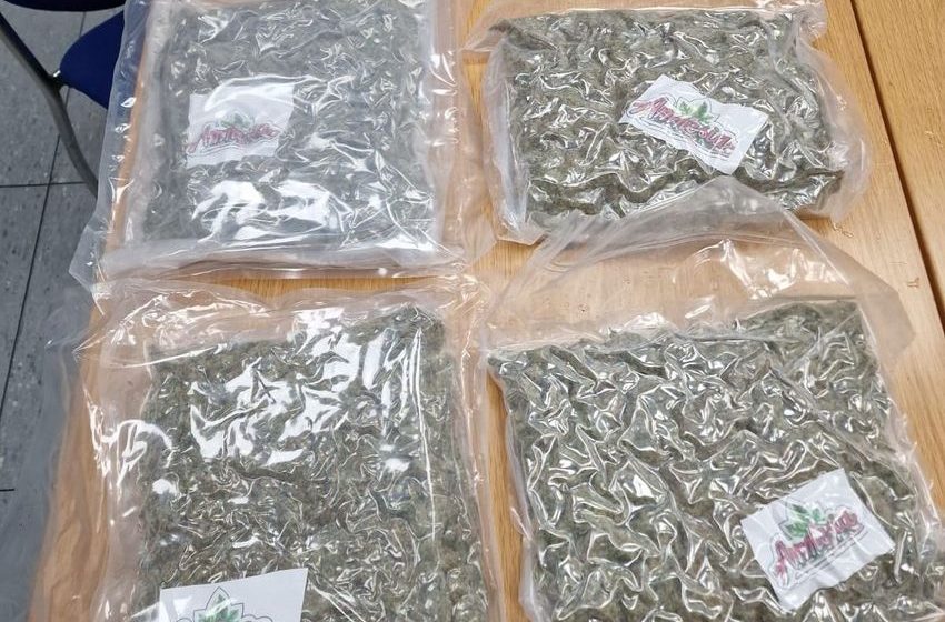  Over €180,000 of vacuum packed ‘Amnesia’ cannabis seized in Mullingar