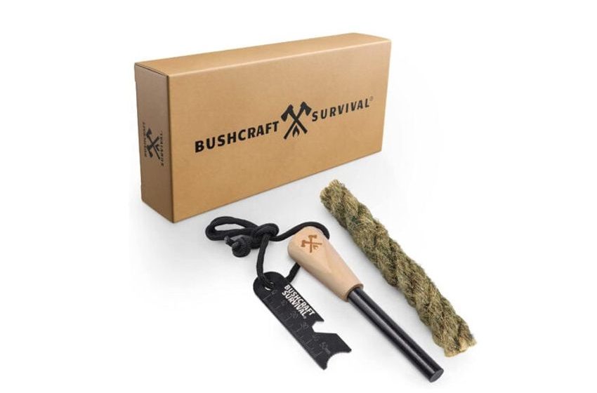  The Bushcraft Survival Ferro Rod Fire Starter Kit