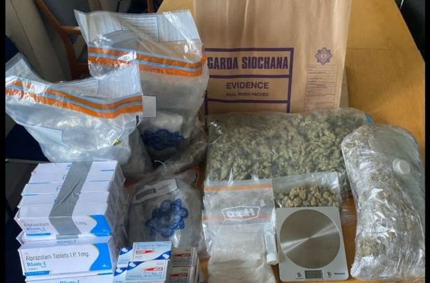  Man (50s) arrested following seizure of €141,000 of cocaine, tablets and cannabis in Waterford