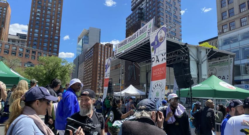  Flower to the people: Hundreds gather for 50th annual NYC Cannabis Parade and Rally