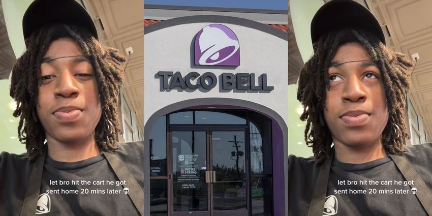  ‘Let bro hit the cart he got sent home 20 mins later’: Taco Bell worker hits vape during shift, gets sent home