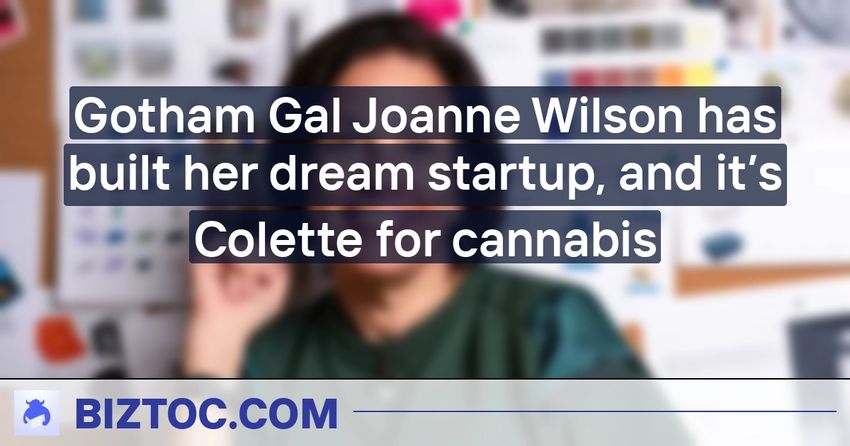  Gotham Gal Joanne Wilson has built her dream startup, and it’s Colette for cannabis