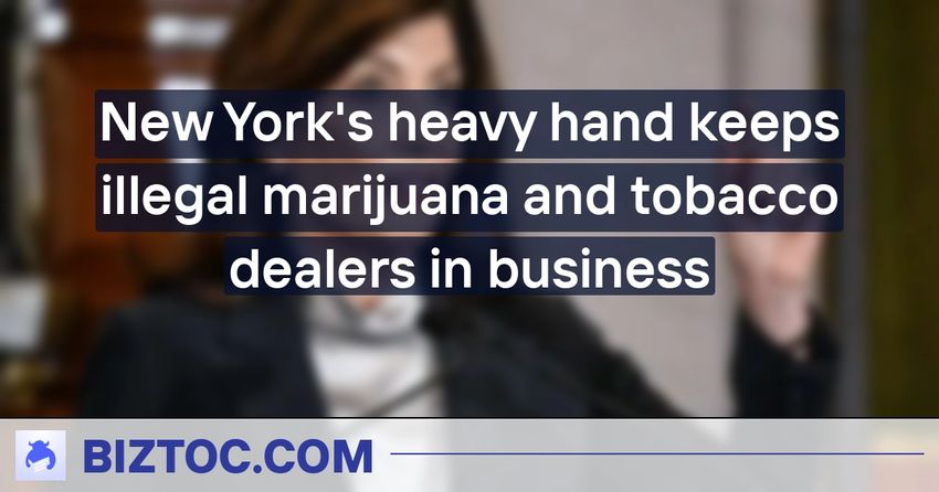  New York’s heavy hand keeps illegal marijuana and tobacco dealers in business