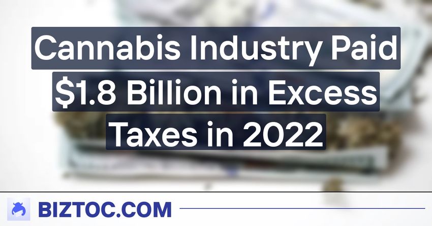  Cannabis Industry Paid $1.8 Billion in Excess Taxes in 2022