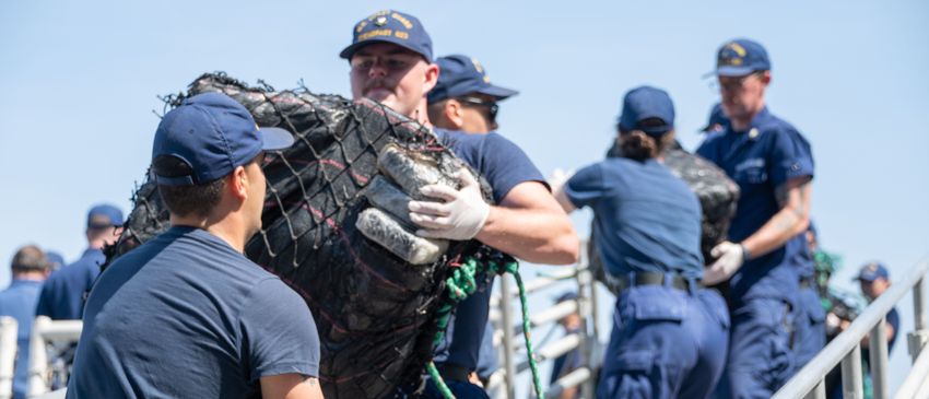  Coast Guard Seizes $158 Million In Drugs From Three Ships In The Pacific Ocean