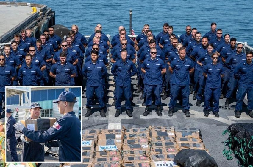  Coast Guard seizes $158 million in cocaine and marijuana from 3 vessels in Pacific Ocean