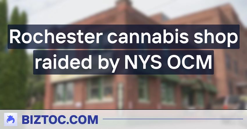  Rochester cannabis shop raided by NYS OCM