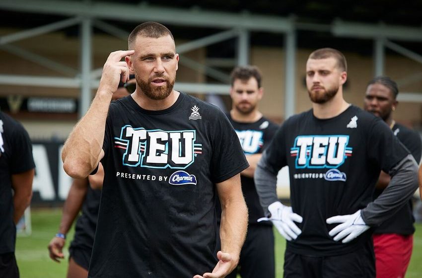  Travis Kelce tells wild marijuana story that made him become a tight end in college