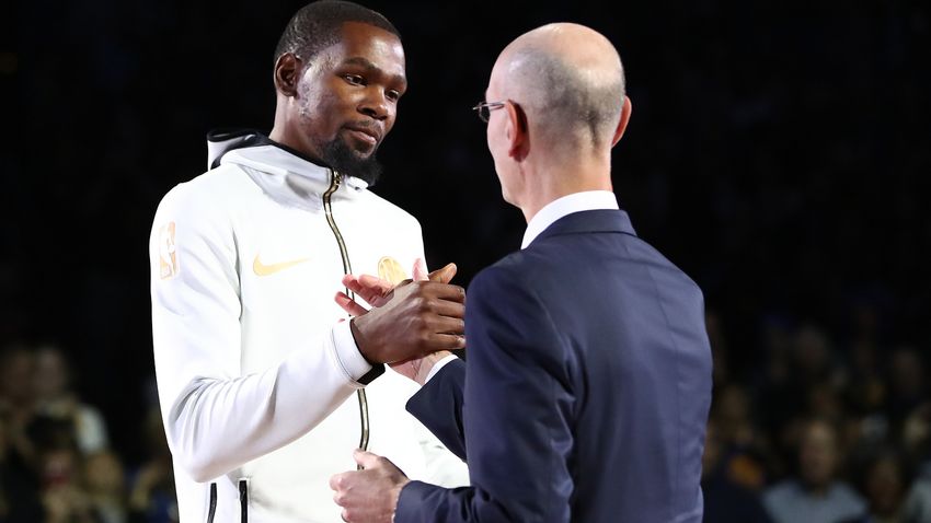  KD Recalls Hilarious Story Of Him Convincing Adam Silver To Remove Marijuana From Banned Substance List