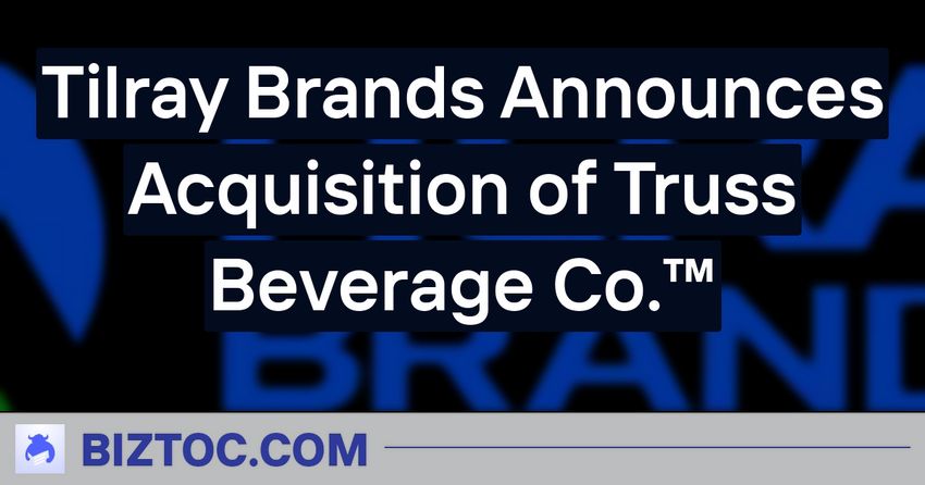 Tilray Brands Announces Acquisition of Truss Beverage Co.™