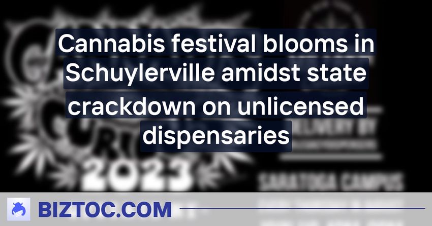  Cannabis festival blooms in Schuylerville amidst state crackdown on unlicensed dispensaries