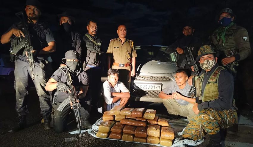  Two arrested with 47.157 kg of marijuana in East Jaintia Hills