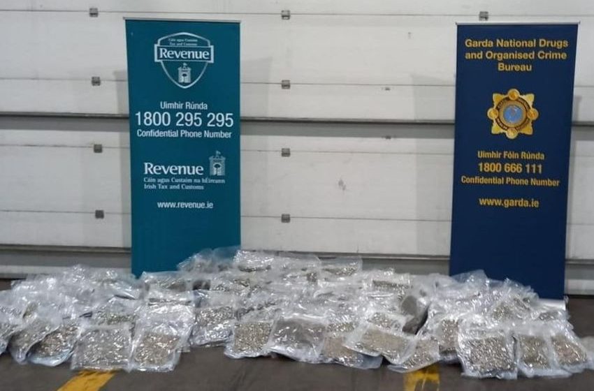  Man (60s) arrested as 100 kilos of cannabis worth €2m seized in Dublin Port