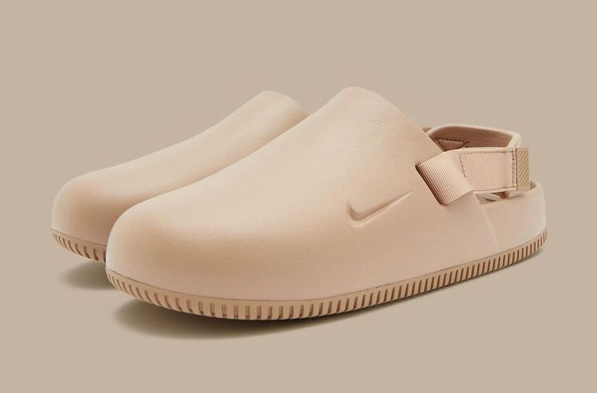  Nike Adds a Neutral “Hemp” Colorway to Its Calm Mule Offerings