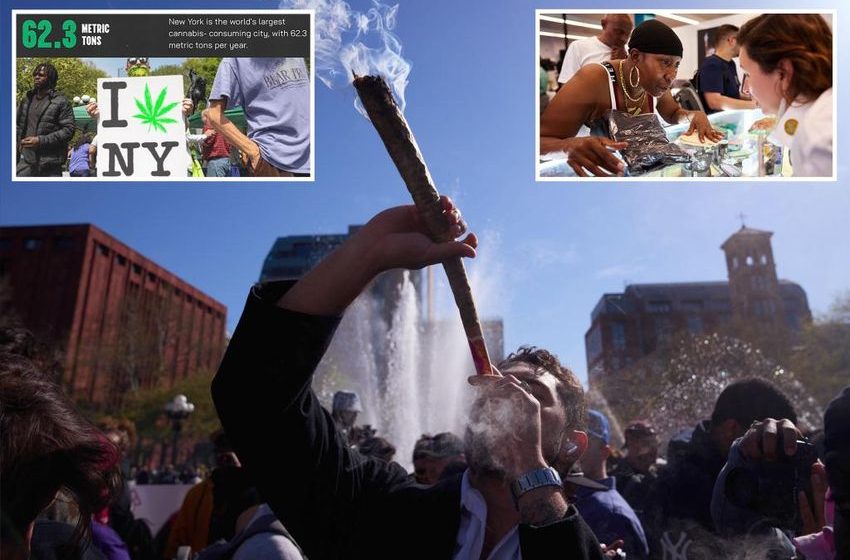  Stoned in the city: NYC tops list of world marijuana consumption