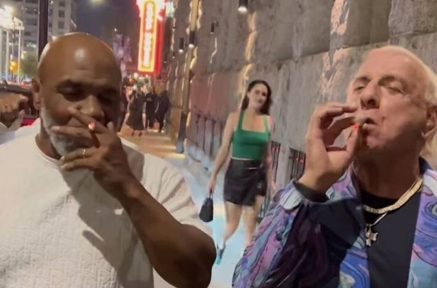  WWE legend Ric Flair describes what it’s like smoking weed with Mike Tyson