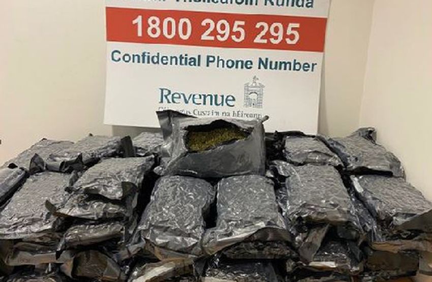  51kg of cannabis herb found in bag search of passengers arriving from New York