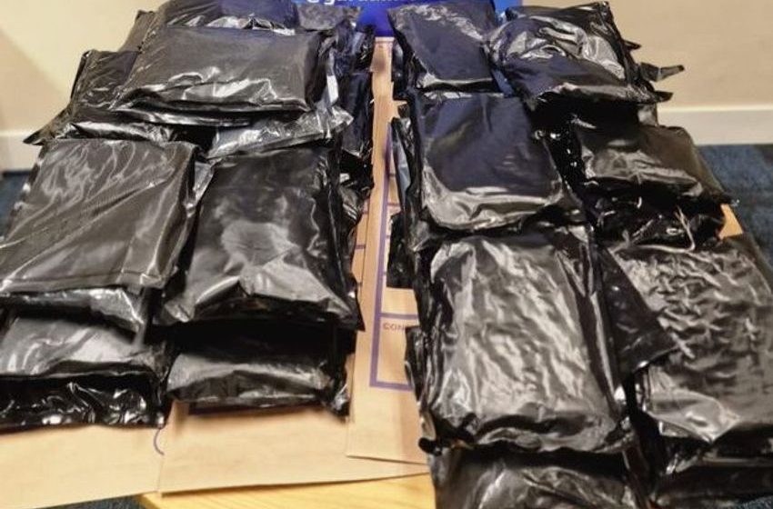  Two men arrested as gardaí and Revenue seize cannabis worth €400k in Dublin