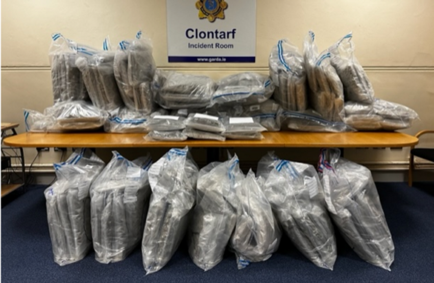  Man arrested after €3.9 million worth of cannabis seized in Dublin