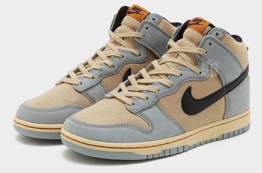  Hemp Materials Construct The Latest Basketball-Oriented Nike Dunk High