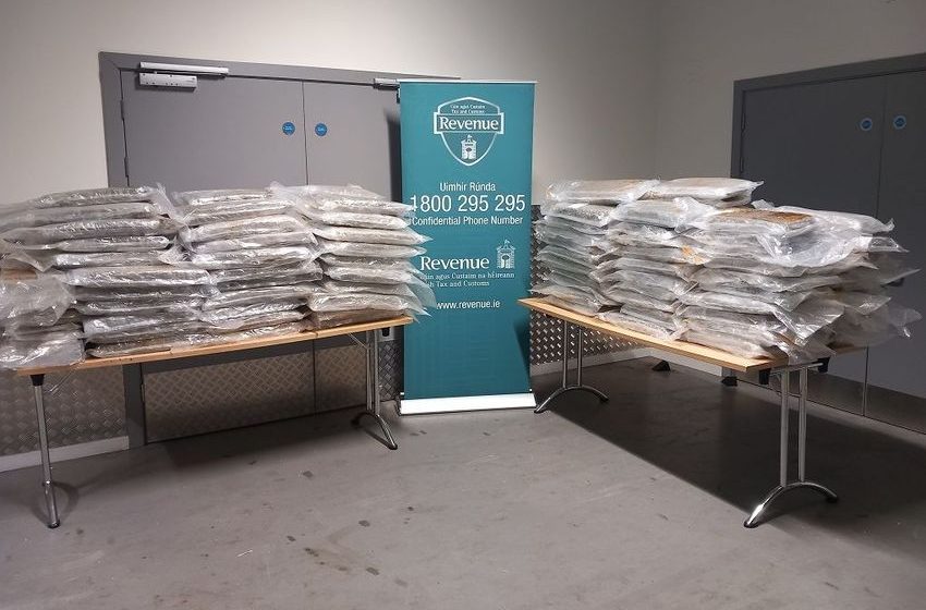  Three arrested as Revenue seize cannabis worth €4.7m in Dublin and Wexford