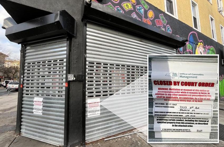  First illegal pot shop padlocked in Brooklyn as NYC cracks down