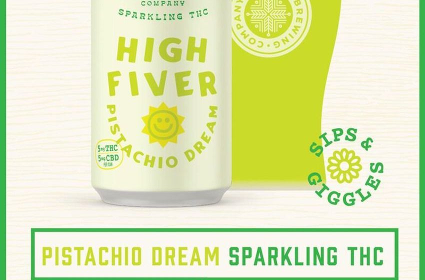  Pistachio Cannabis Drinks – This Sparkling Drink Contains Full-Spectrum THC and CBD (TrendHunter.com)