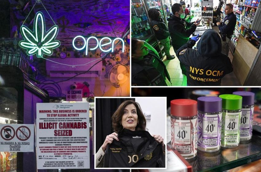  Hochul wants to sharply boost fines on illegal NYC weed shops that refuse inspection