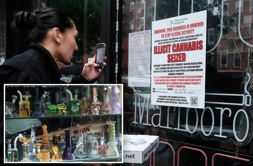  Illegal weed shops in NY slapped with $25M in fines — but they’ve only paid $22K