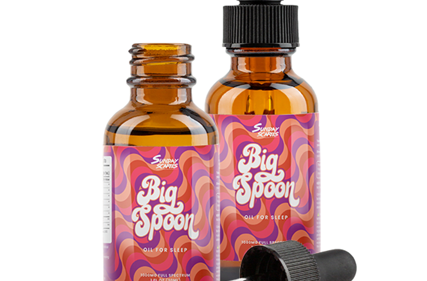  Sunday Scaries Big Spoon THC Sleep Oil for $39 for 2 + free shipping