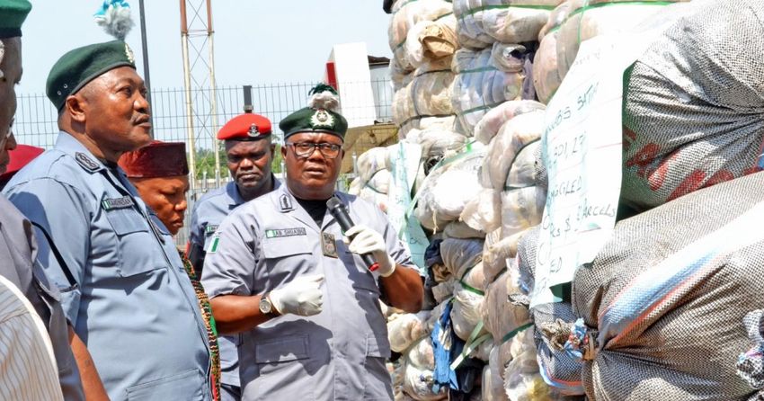  Ogun customs intercept 940 rounds of ammunition in bags of garri