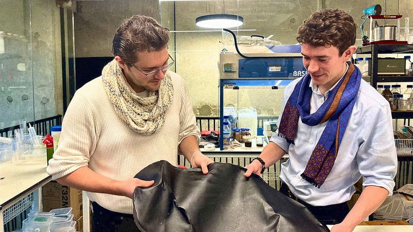  This London startup is making leather bags out of beer