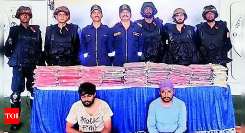  RS 60 crore cannabis seized off Gujarat, Maharashtra duo held