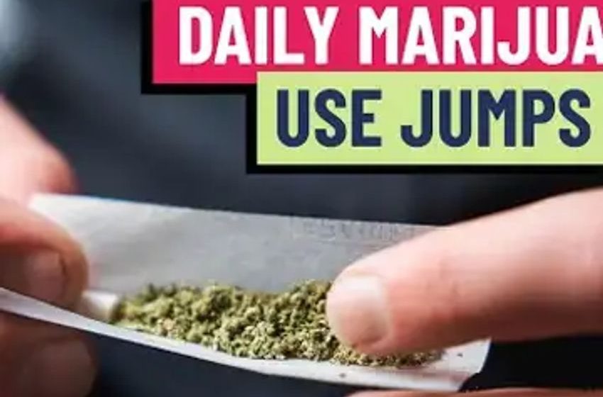  Daily marijuana use is more popular than daily alcohol consumption