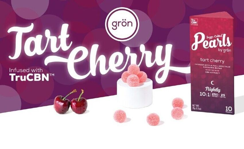  Sleep-Optimizing Cannabis Products – Grön Tart Cherry Sugar-Coated Pearls Feature TrueCBN (TrendHunter.com)