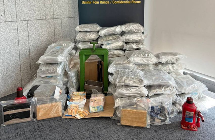  Two arrests after gardaí seize €1.7 million in cannabis in Dublin