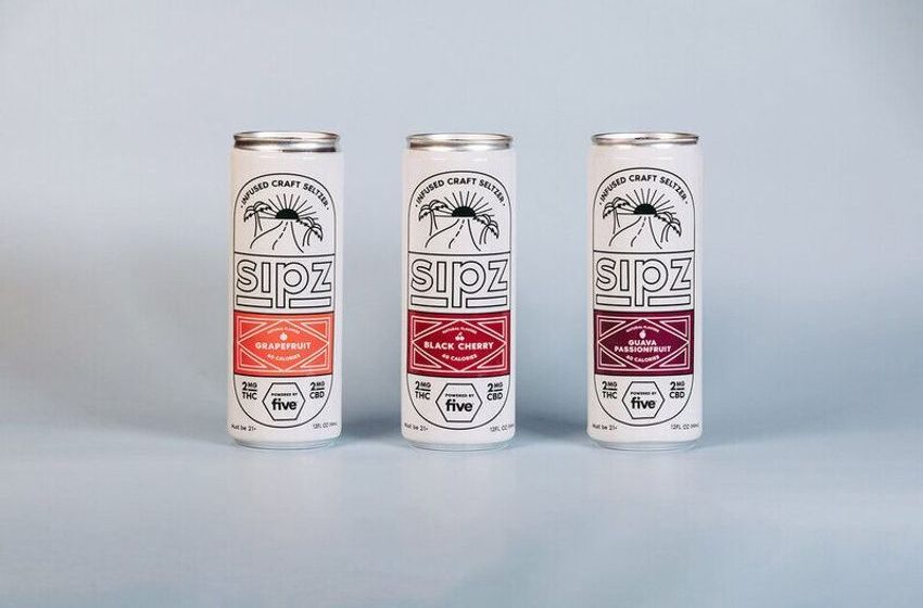  Balanced Cannabis Seltzers – Sipz THC Seltzer Has 2mg of THC and 2mg of CBD (TrendHunter.com)