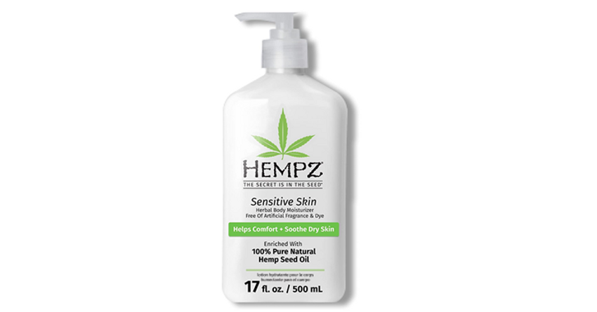  Hempz Sensitive Skin Herbal Moisturizer: Soothing Lotion with Oatmeal, Shea Butter, Hemp, Cocoa, Mango Seed – 17 Fl Oz – Just $12.97!