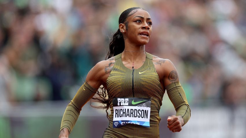  Sha’Carri Richardson Torches Field After Stumbling At Start At Olympic Trials