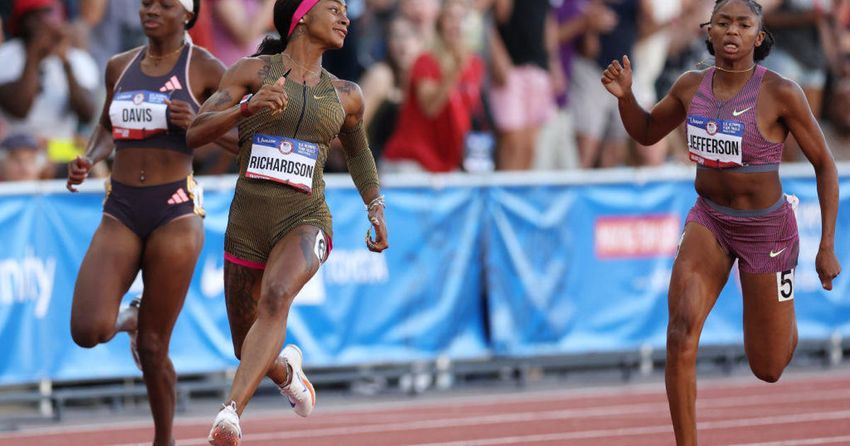  Sha’Carri Richardson wins 100-meter final to earn spot on U.S. Olympic team