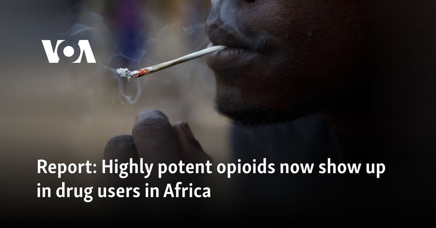  Report: Highly potent opioids now show up in drug users in Africa