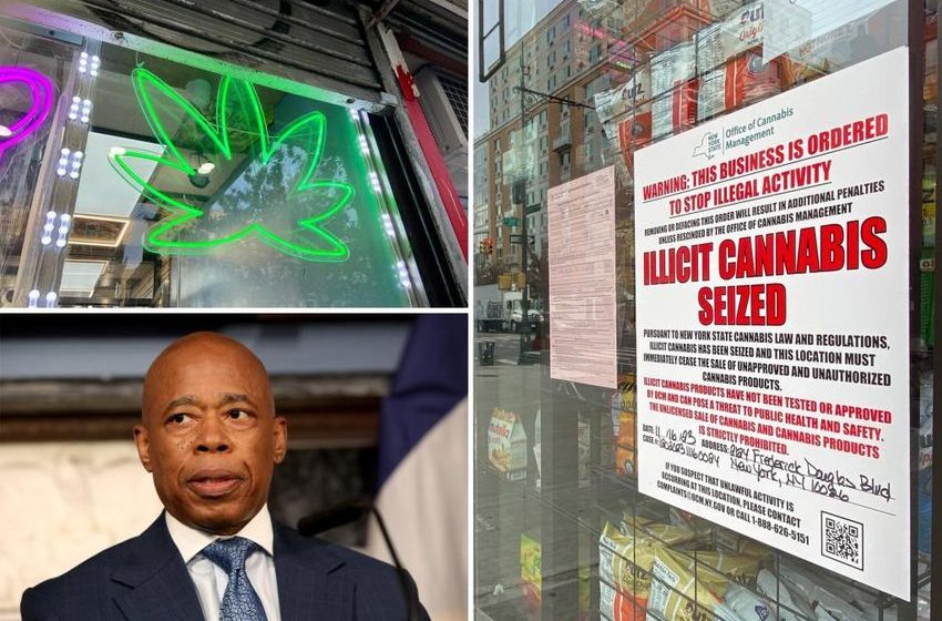  Illegal cannabis shop owners challenge Adams’ crackdown on unlicensed NYC pot stores